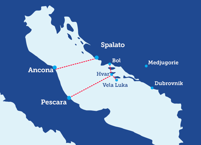 Traghetti Croazia Low Cost da Ancona e Pescara: le offerte 